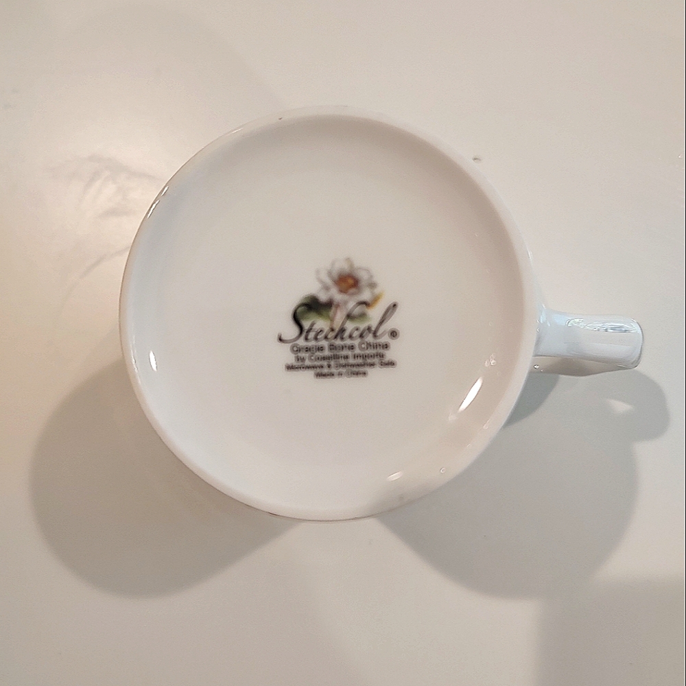 Stechol Magnolia Gracie Bone China Cup Tea Coffee Coastline - Picture 4 of 5